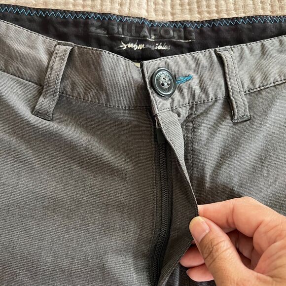 Billabong Crossfire Submersibles Shorts Mens Size 30 Dark Gray Quick Dry Beach - Picture 5 of 14